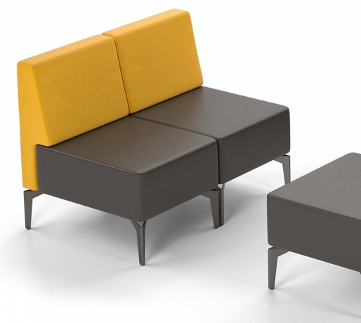 Диван офисный Лайт двухместный модуль