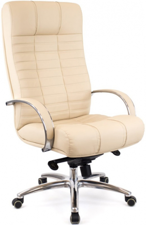 Офисное кресло руководителя Everprof Atlant AL M кожа бежевая