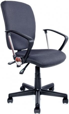 Компьютерное кресло Эмир Синхро Арфа ткань черная