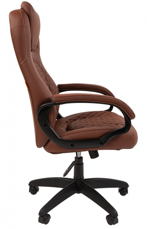Офисное кресло руководителя Chairman 432 экокожа коричневая