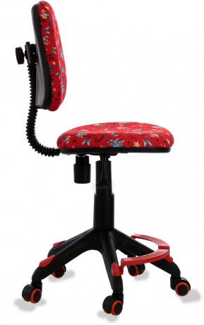 Детское компьютерное кресло Бюрократ KD-4-F красный якоря