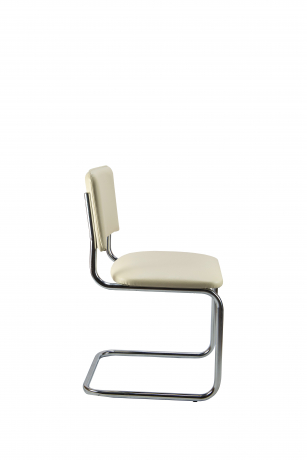 Стул Сильвия хром бежевый