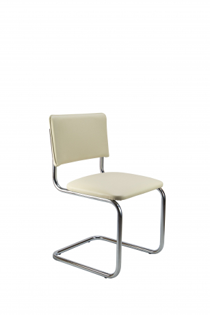 Стул Сильвия хром бежевый