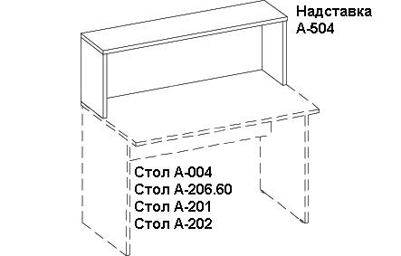 Надставка Арго А-504