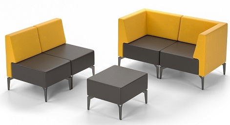 Пуф офисный прямоугольный Лайт