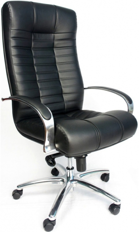 Офисное кресло руководителя Everprof Atlant AL M экокожа черная