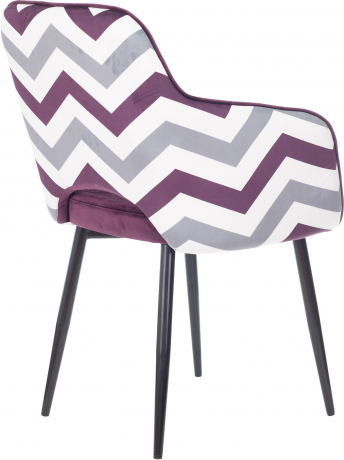 Стул офисный Бюрократ CH-380F сливовый Italia 23 зигзаг