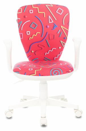 Детское компьютерное кресло Бюрократ KD-W10AXSN малиновый Sticks 05