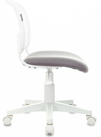 Детское компьютерное кресло Бюрократ CH-W296NX белый TW-15 серый Neo Grey
