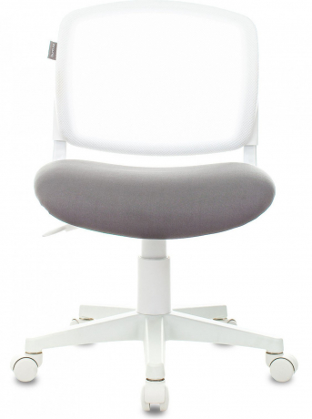 Детское компьютерное кресло Бюрократ CH-W296NX белый TW-15 серый Neo Grey