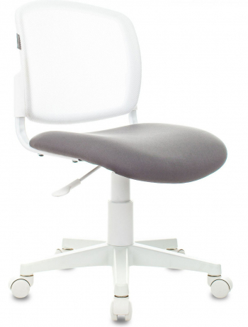 Детское компьютерное кресло Бюрократ CH-W296NX белый TW-15 серый Neo Grey