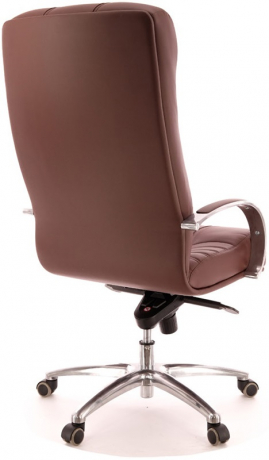 Офисное кресло руководителя Everprof Atlant AL M экокожа коричневая