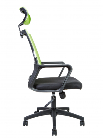 Офисное кресло Norden Бит черный пластик/зеленая сетка