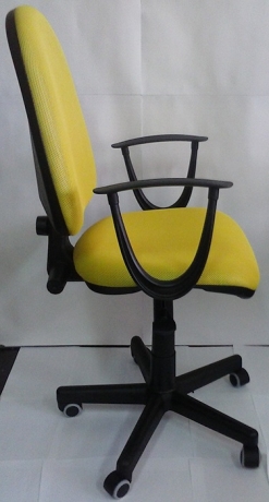 Кресло офисное компьютерное Престиж Соната ткань-сетка желтая