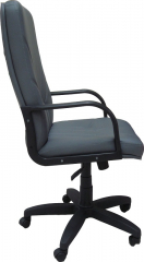 Кресло офисное Менеджер Стандарт экокожа серая