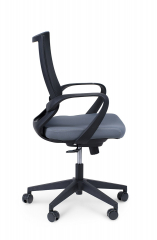 Офисное кресло Norden Спэйс LB черная сетка/серая ткань