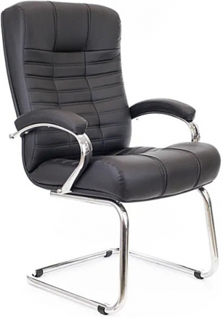 Офисное конференц-кресло Everprof Atlant CF экокожа черная