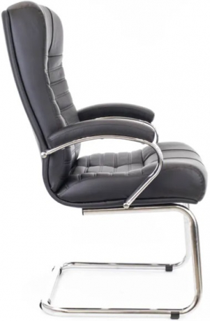 Офисное конференц-кресло Everprof Atlant CF экокожа черная