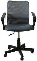 Компьютерное кресло Комфорт Арфа ткань-сетка серая