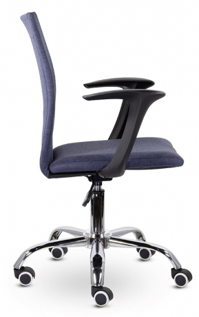 Компьютерное кресло UTFC Бэрри М-902 TG хром ткань синий