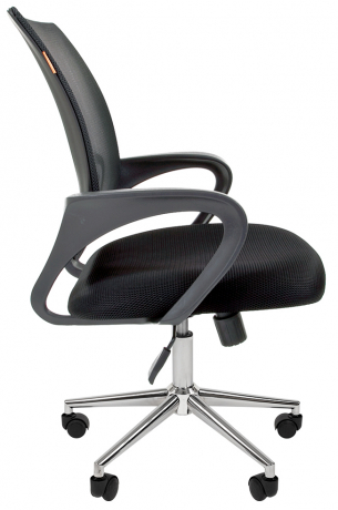 Компьютерное кресло Chairman 696 хром черная сетка