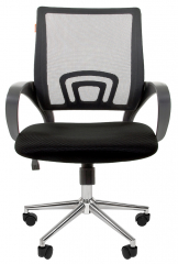 Компьютерное кресло Chairman 696 хром черная сетка