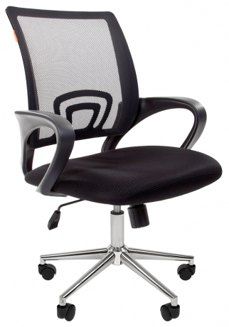 Компьютерное кресло Chairman 696 хром черная сетка
