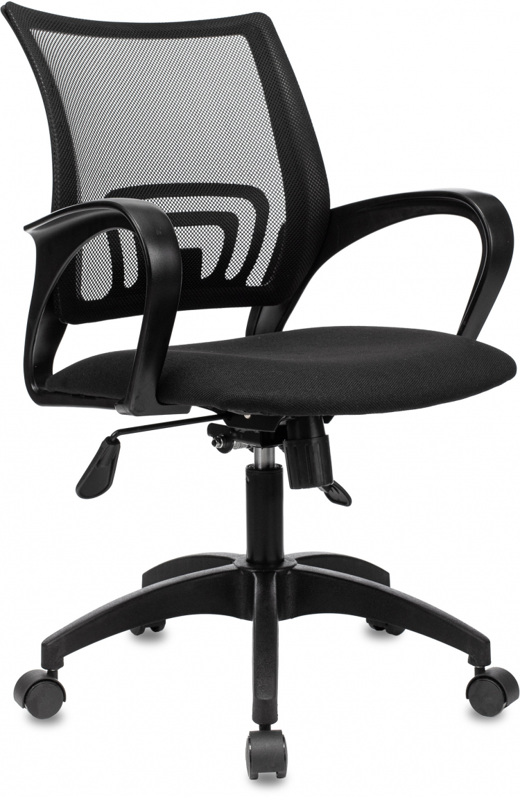 Кресло бюрократ ch 599axsn tw 11 спинка черный сетка сиденье черный tw 11