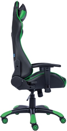 Кресло компьютерное игровое Everprof Lotus S9 экокожа черная/зеленая