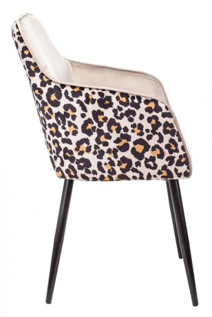 Стул офисный Бюрократ CH-380F бежевый леопард