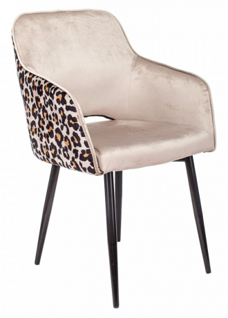 Стул офисный Бюрократ CH-380F бежевый леопард