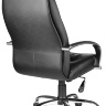 Офисное Кресло Ника Хром Кожа Черная N-8500
