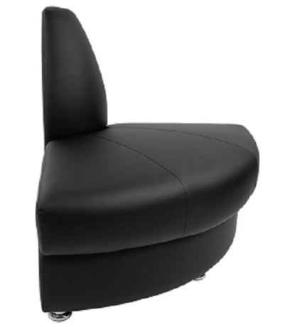 Диван офисный одноместный Сити внешний угловой модуль