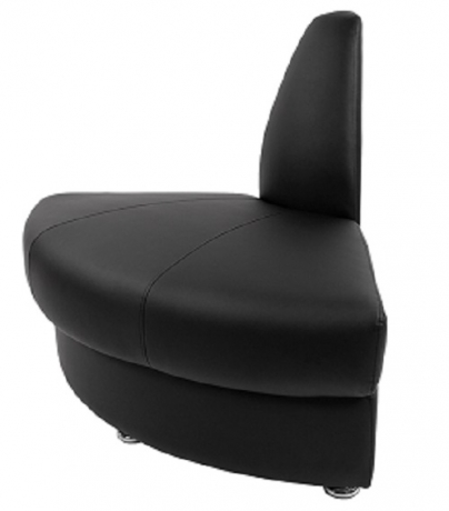 Диван офисный одноместный Сити внешний угловой модуль