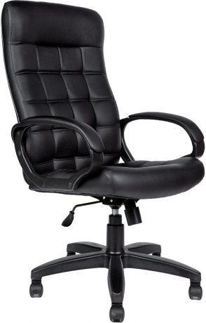 Компьютерное кресло Стиль Ультра SOFT кожа черная