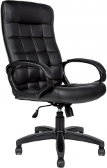 Компьютерное кресло Стиль Ультра SOFT кожа черная