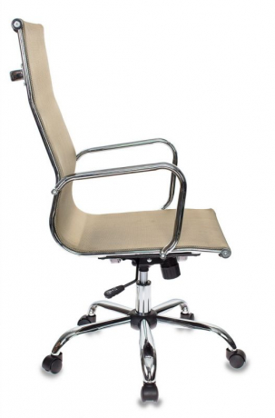 Кресло руководителя Бюрократ CH-993 золотистый сетка