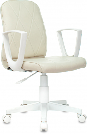 Компьютерное кресло Бюрократ CH-W327 слоновая кость OR-10 экокожа