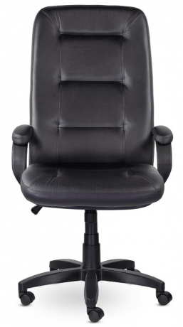 Кресло руководителя UTFC Идра В пластик-люкс 727 экокожа черная