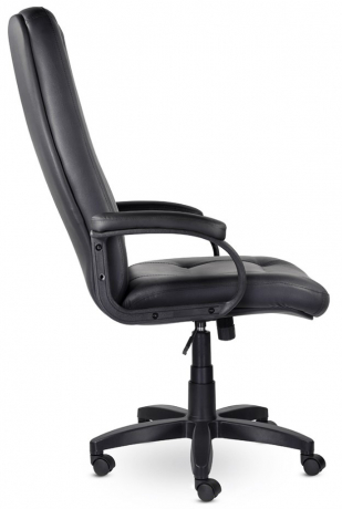 Кресло руководителя UTFC Идра В пластик-люкс 727 экокожа черная
