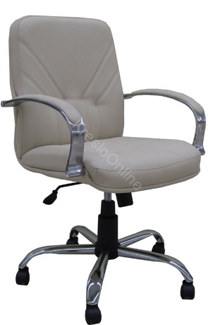 Кресло Менеджер хром низкая спинка