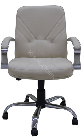 Кресло Менеджер хром низкая спинка
