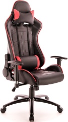 Кресло компьютерное игровое Everprof Lotus S10 экокожа черная/красная