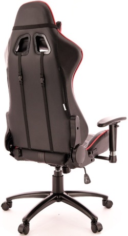 Кресло компьютерное игровое Everprof Lotus S10 экокожа черная/красная
