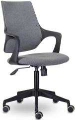 Компьютерное кресло Ситро М-804 BLACK PL серый ткань