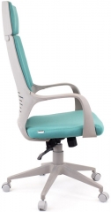 Компьютерное кресло Everprof Trio Grey TM бирюзовая ткань