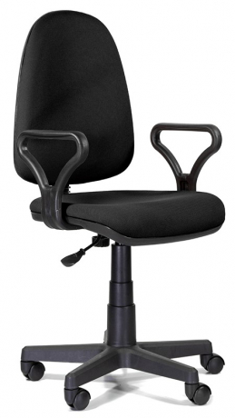 Компьютерное кресло UTFC Престиж Самба овалина/пластик ткань черный