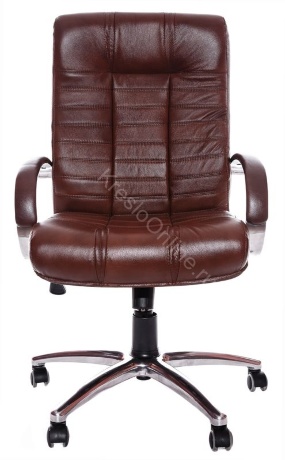 Кресло Атлант хром низкая спинка