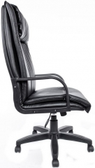 Кресло офисное Артекс Стандарт экокожа черная