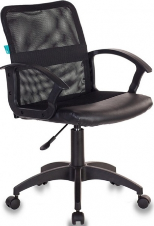 Компьютерное кресло Бюрократ CH-590 черный экокожа/сетка